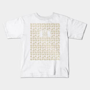 Golden love Kids T-Shirt